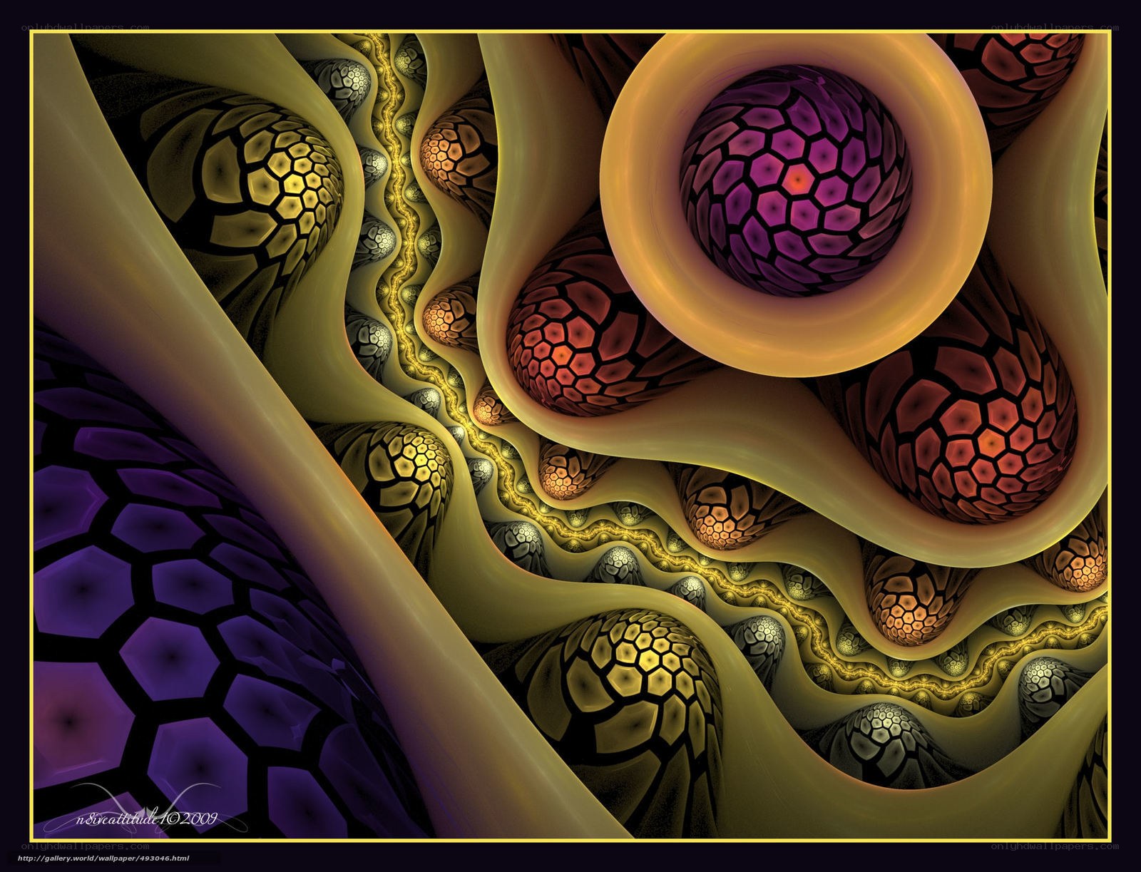 Fractal organic tunnel
