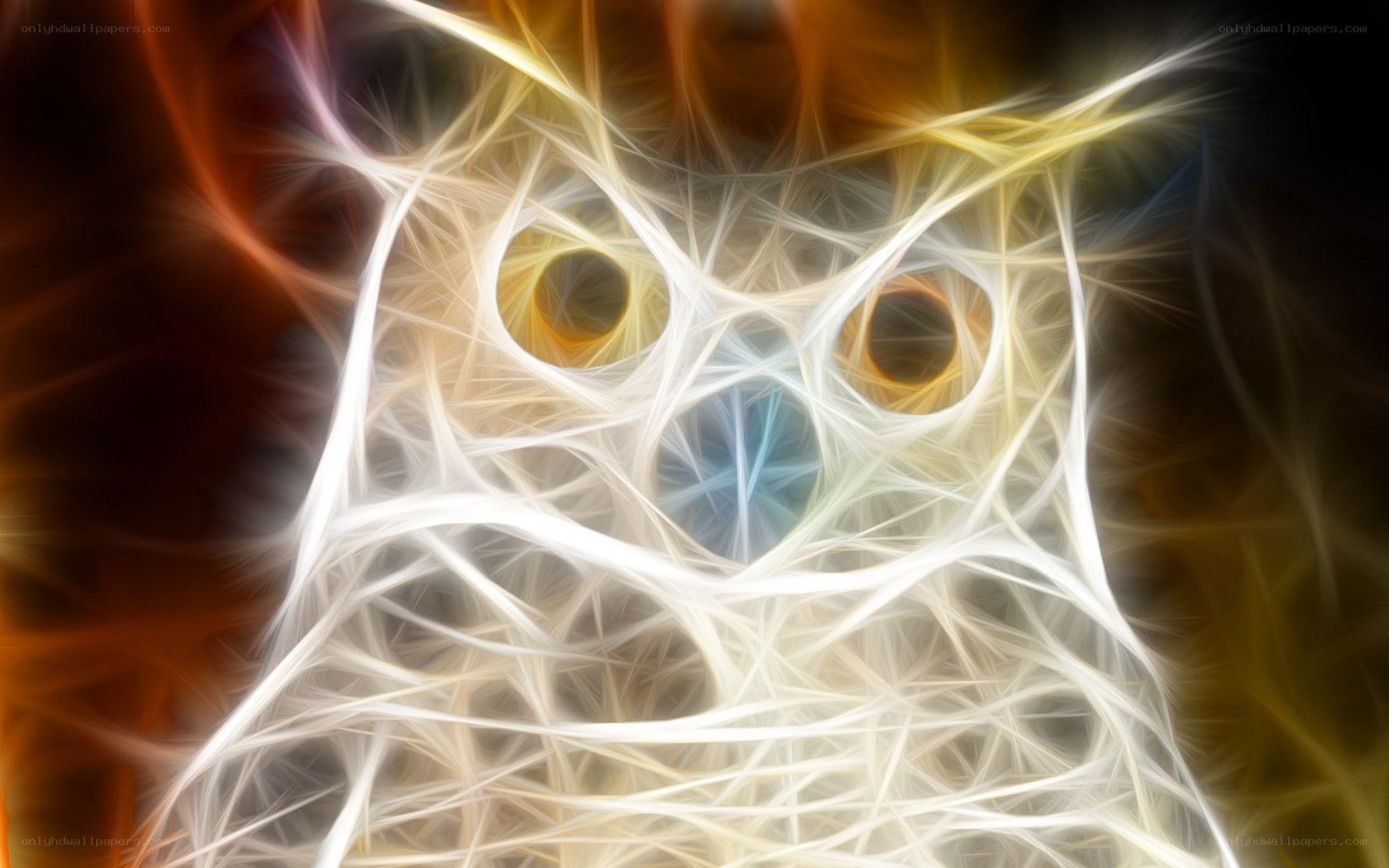 fractal owl design