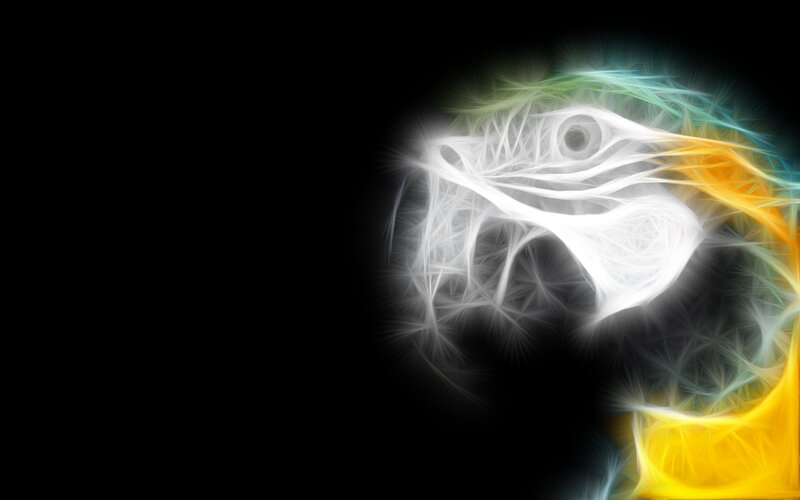 fractal parrot head