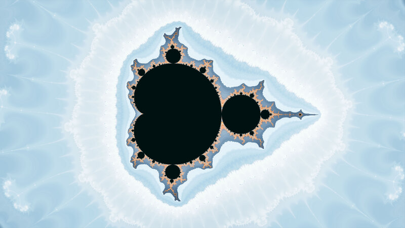Fractal Pattern — Blue, Calm