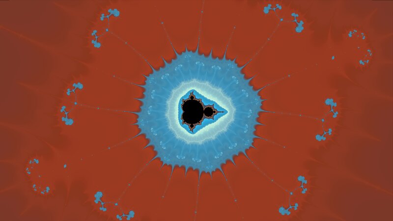 Fractal Pattern Center — Red