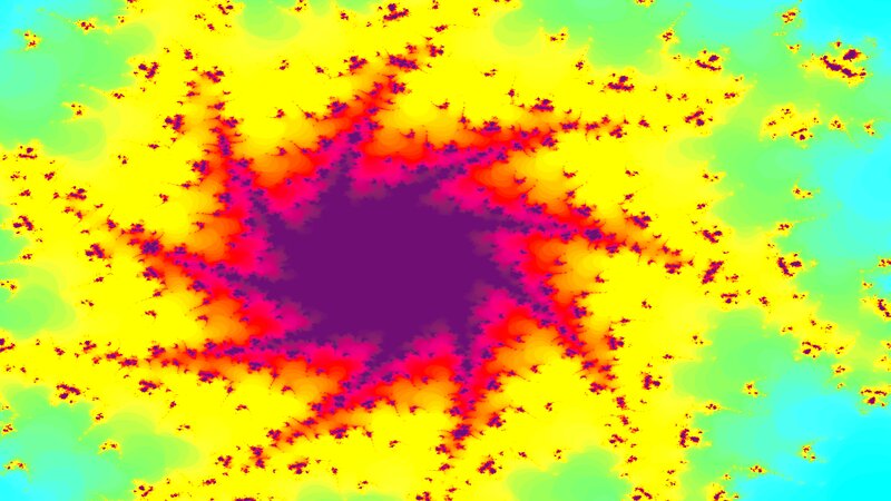 Fractal Pattern Center — Yellow