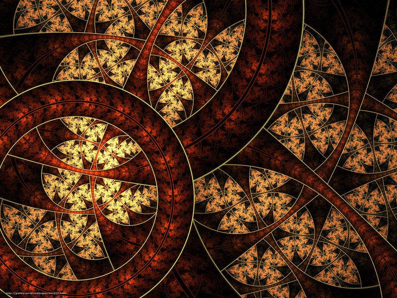 Fractal Pattern Design — Black, Complex