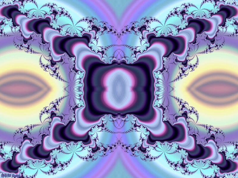 Fractal Pattern Design — Purple