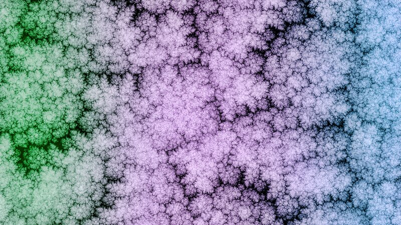 Fractal Pattern — Green, Calm