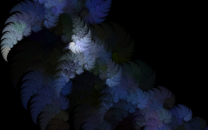 Fractal Pattern in Dark Space