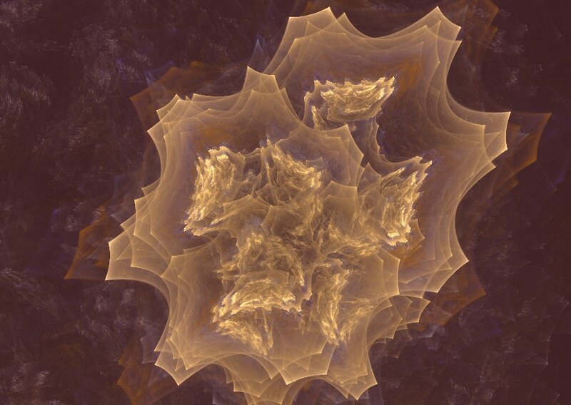 Fractal Pattern in Gold
