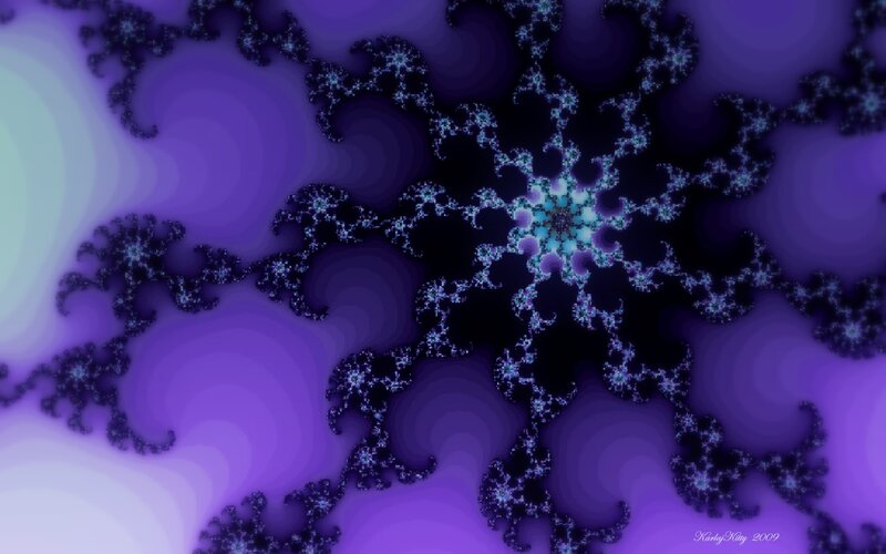 Fractal Pattern in Purple — Hypnotic
