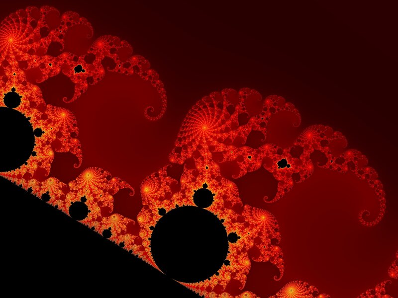 Fractal Pattern in Red
