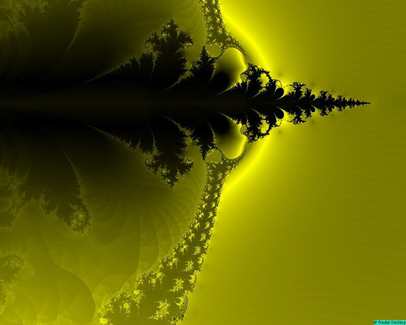 Fractal Pattern in Yellow