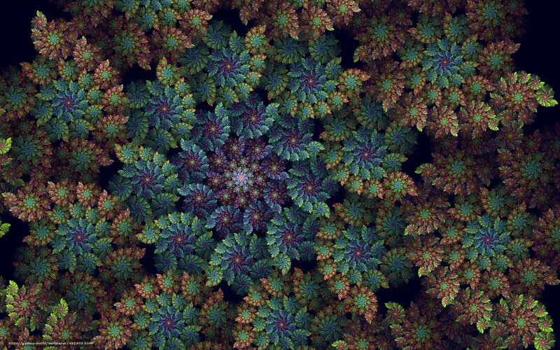 Fractal Pattern of Leaves — Green