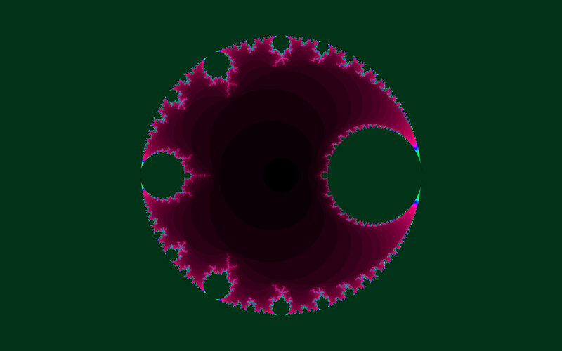 fractal pattern on dark background