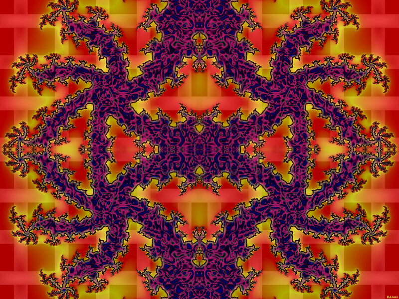 Fractal Pattern on Grid
