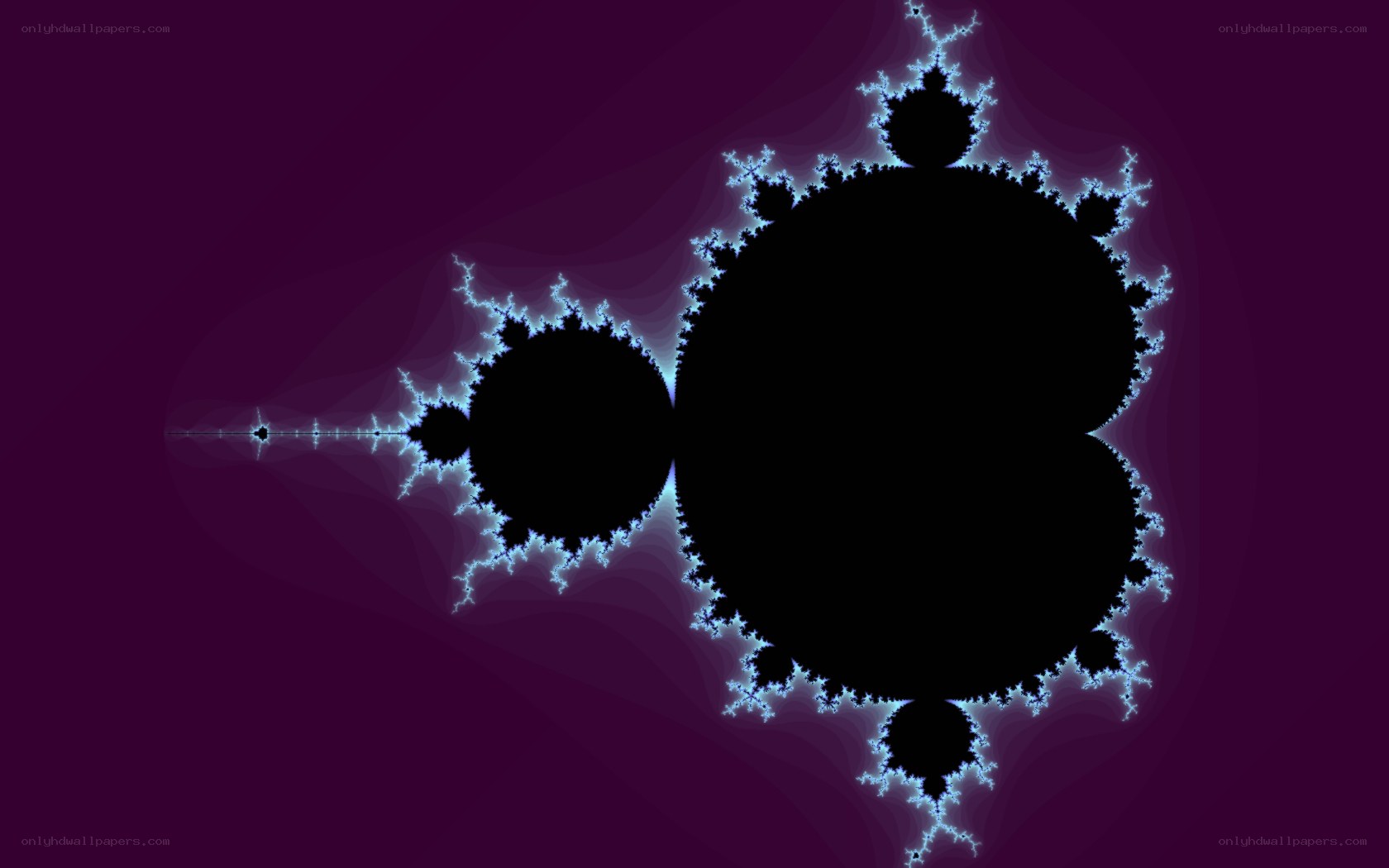fractal pattern on purple background