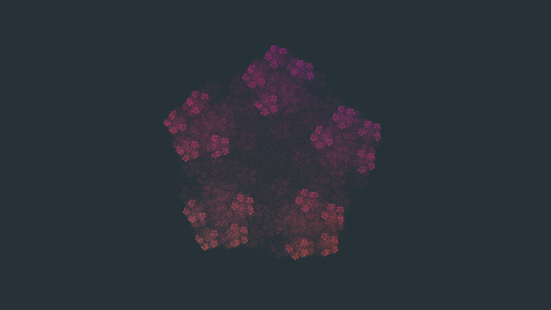 Fractal Pattern — Purple, Calm
