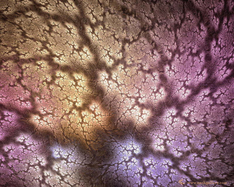 Fractal Pattern Texture — Purple