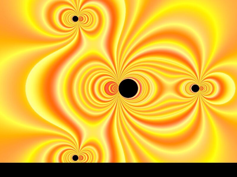 Fractal Pattern with Black Holes
