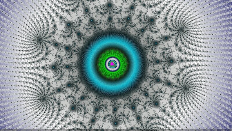 Fractal Pattern with Central Eye
