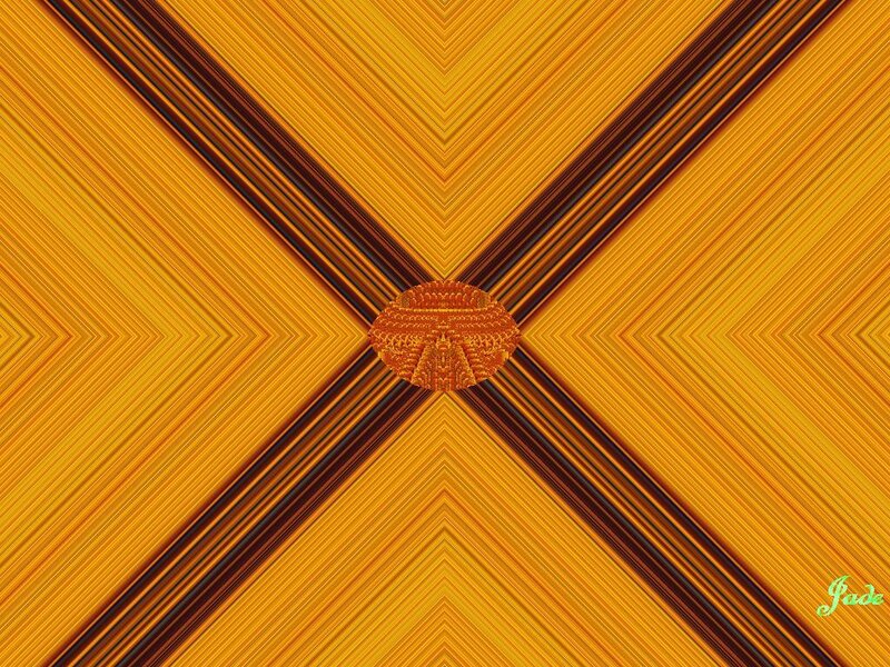 Fractal Pattern with Central Object