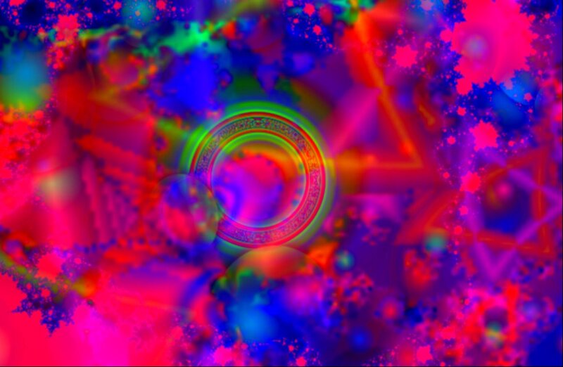 Fractal Pattern with Central Ring