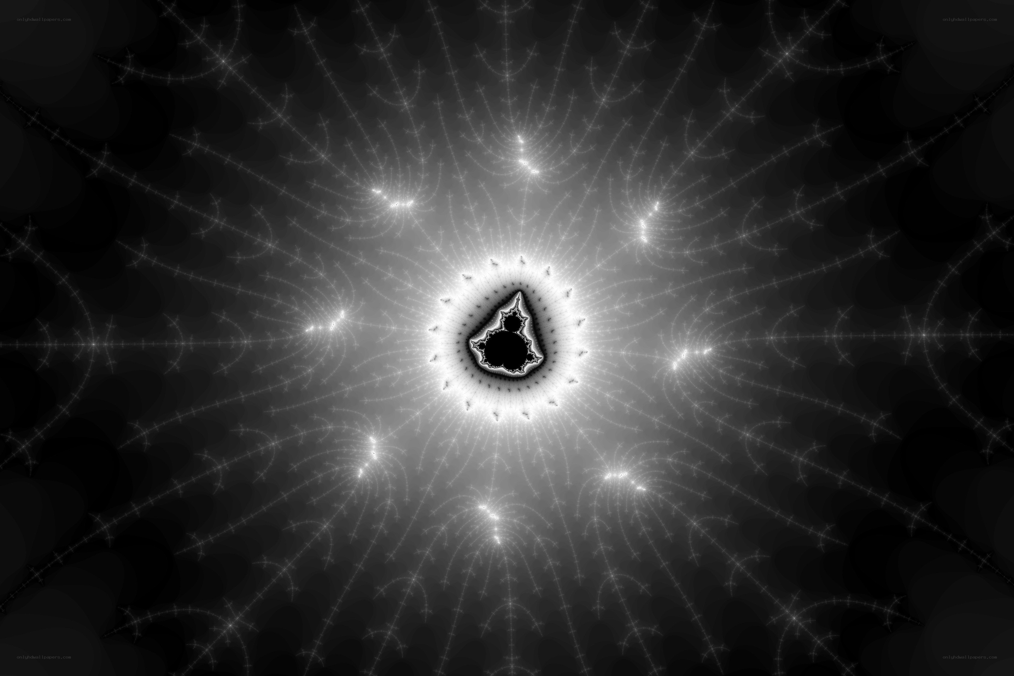 fractal pattern with central shape