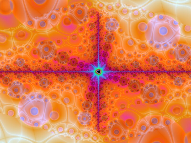 Fractal Pattern with Central Star