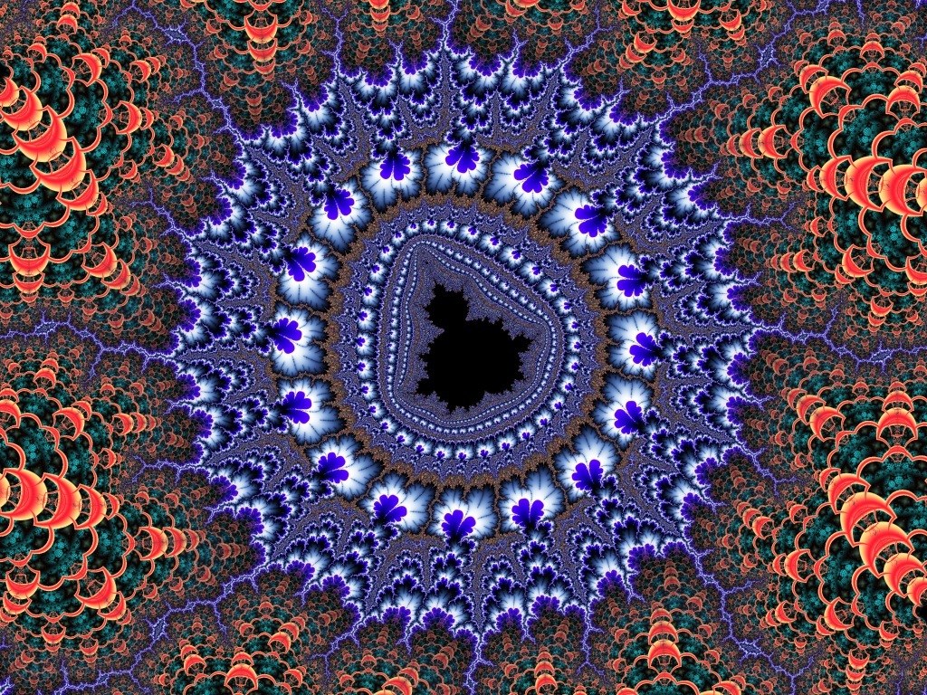 fractal pattern with central void