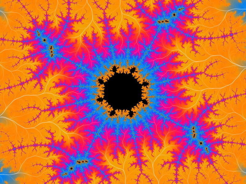 fractal pattern with central void