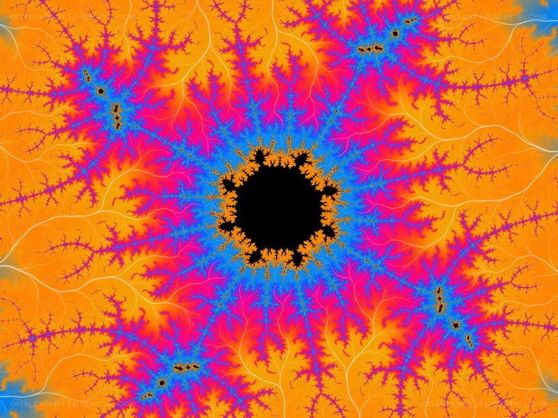 fractal pattern with central void