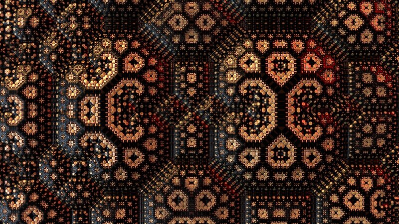 Fractal Pattern with Coins