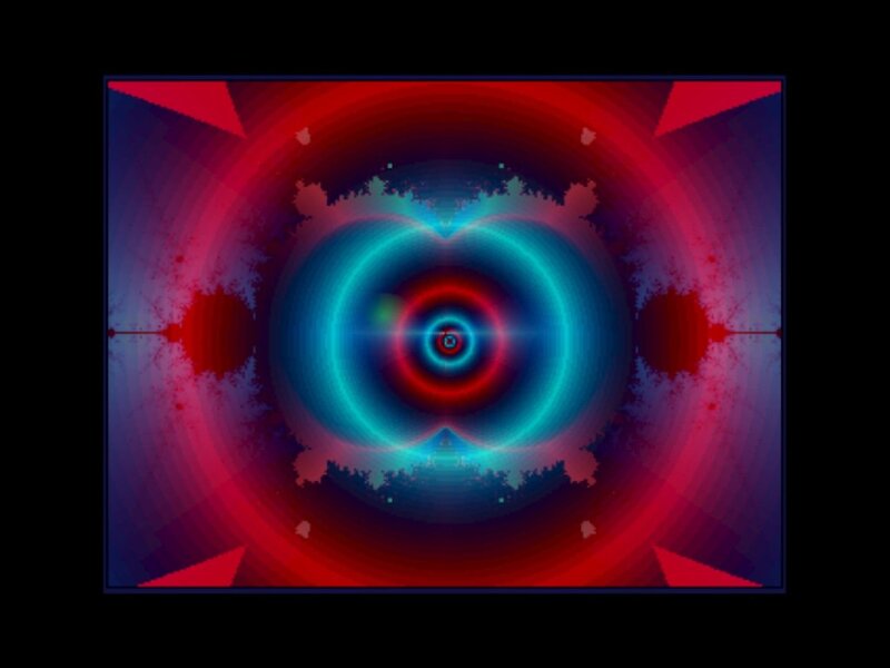 Fractal Pattern with Concentric Rings