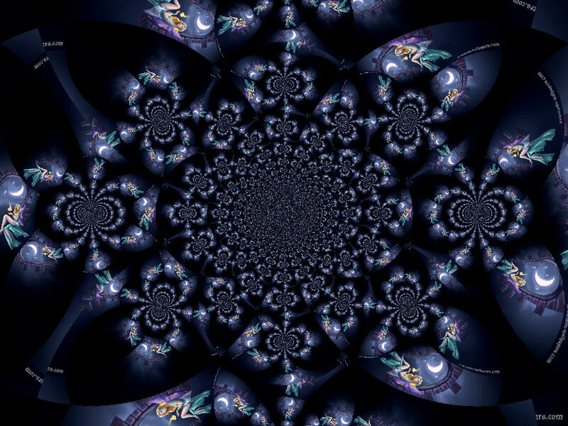Fractal Pattern with Fairies