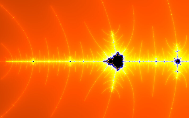 fractal pattern with glowing lines