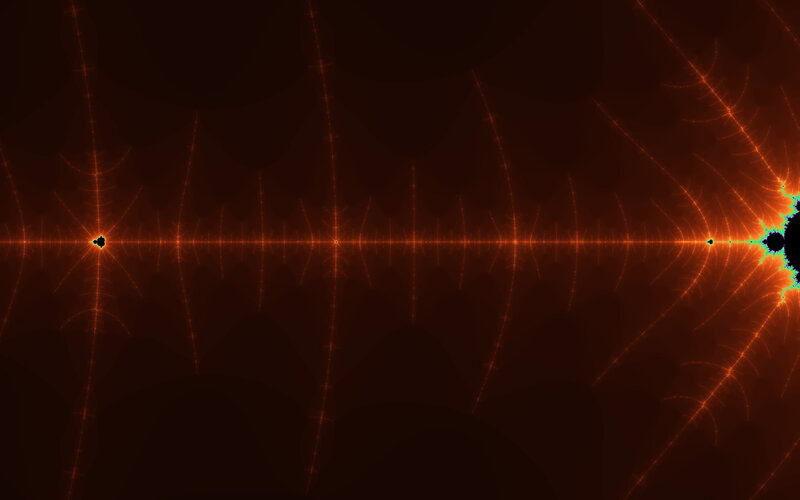 fractal pattern with glowing lines