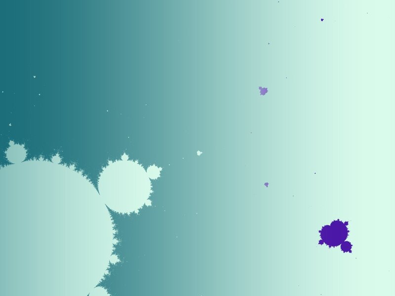 fractal pattern with gradient background