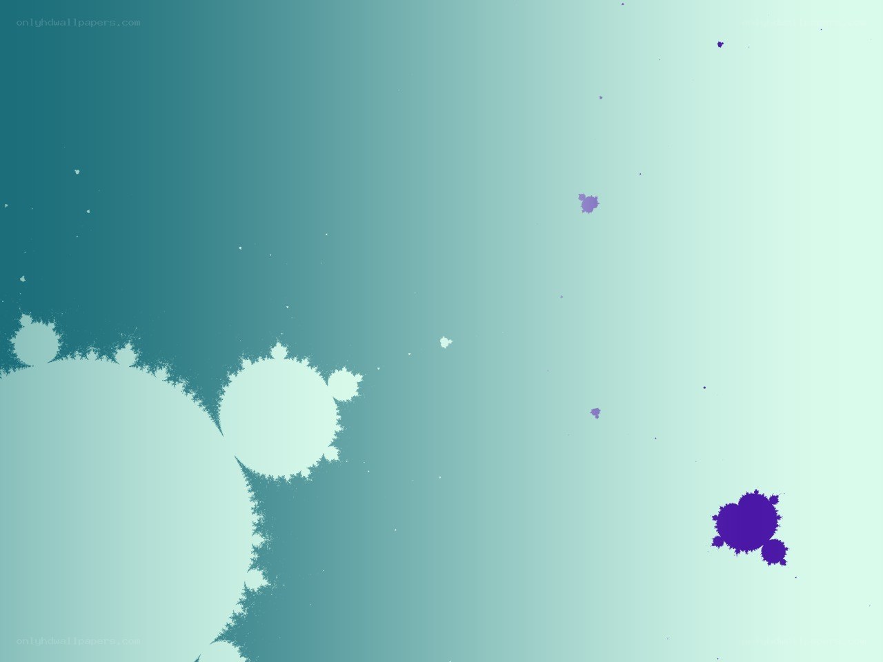 fractal pattern with gradient background