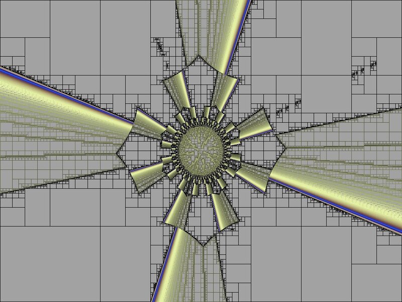 Fractal Pattern with Grid