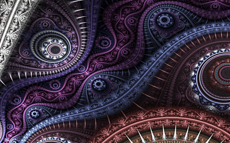 Fractal pattern with intricate designs