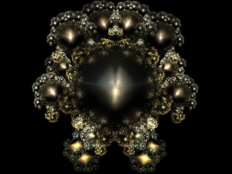 Fractal Pattern with Lights