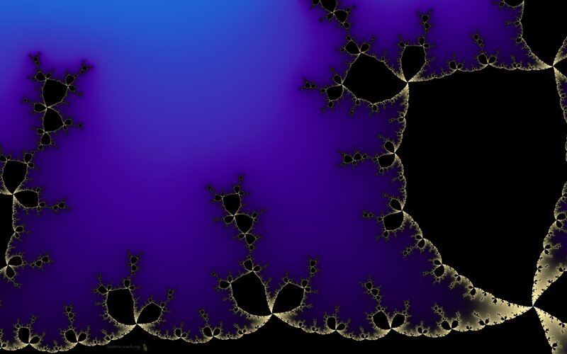 fractal pattern with purple and gold