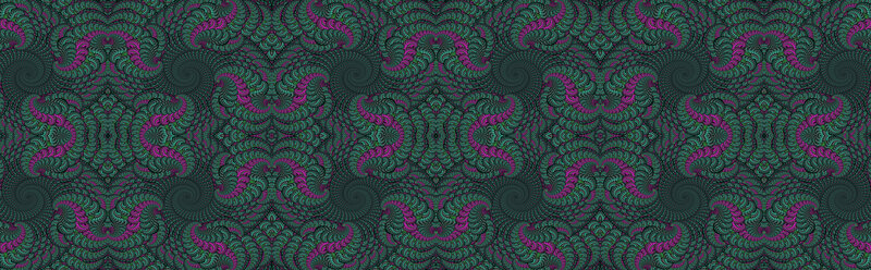 fractal pattern with purple and green swirls