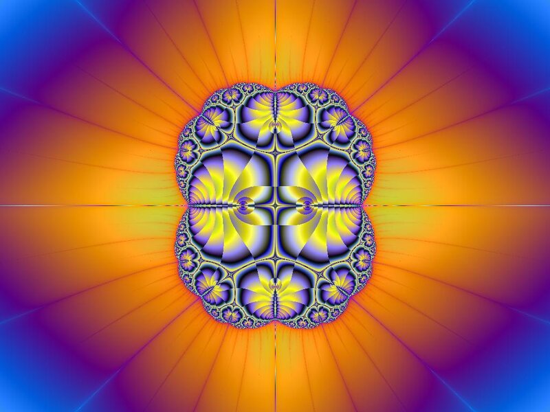 Fractal Pattern with Radial Design