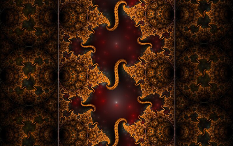 fractal pattern with red center