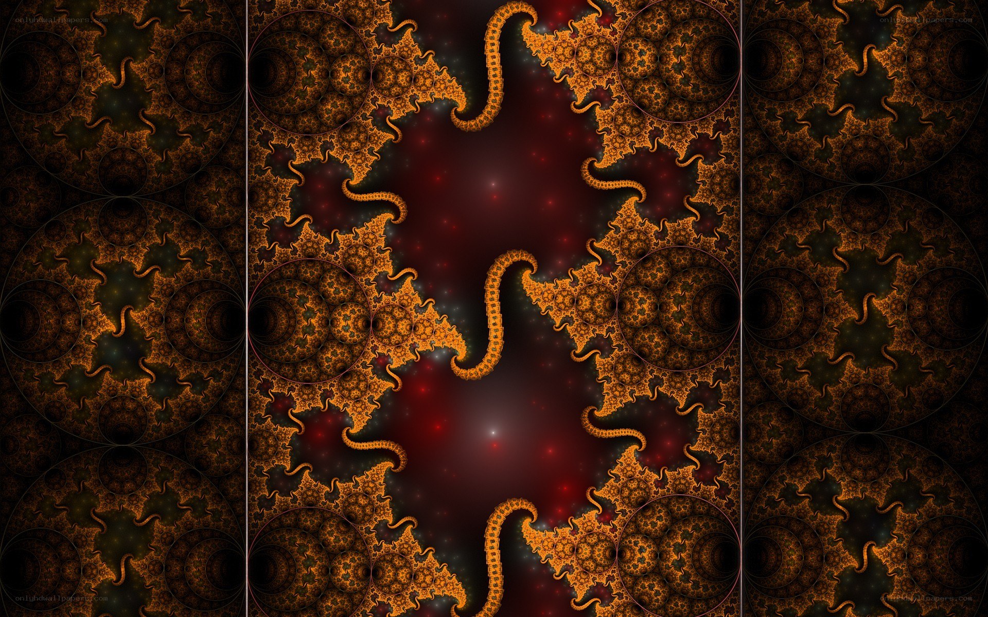 fractal pattern with red center