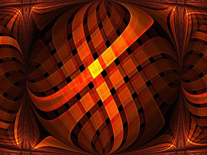 Fractal Pattern with Ribbons