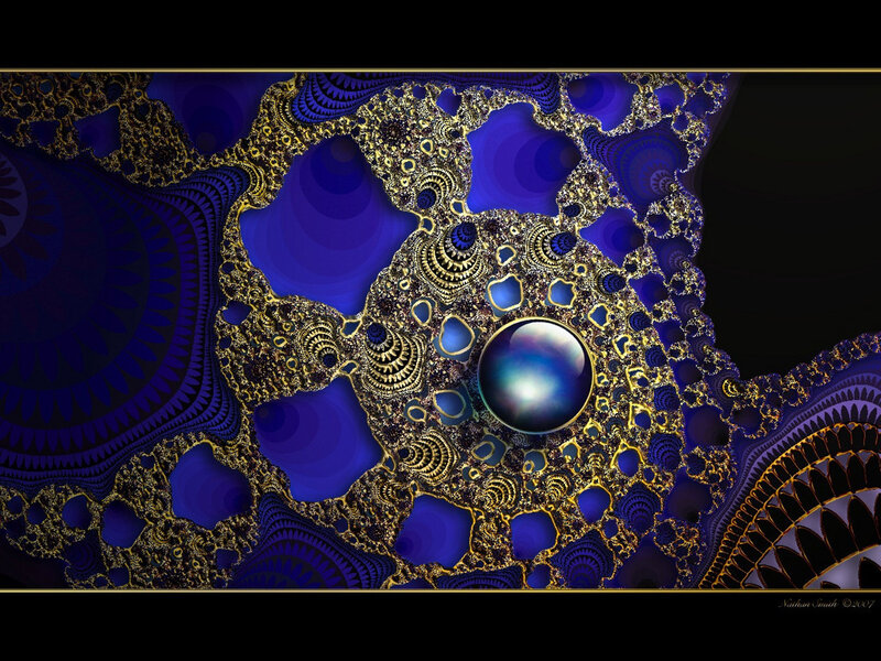 Fractal Pattern with Sphere