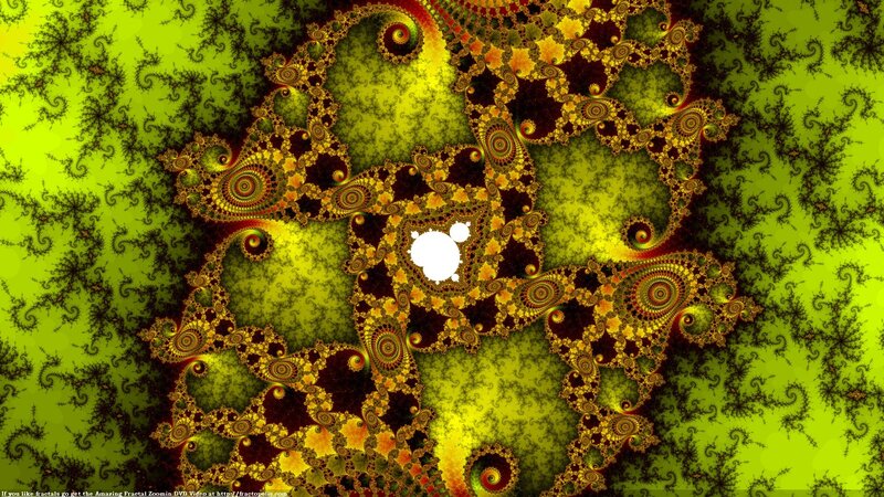 fractal pattern with spirals