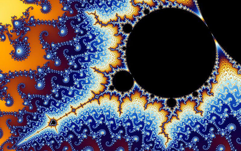 fractal pattern with spirals