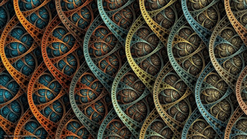 fractal pattern with spirals