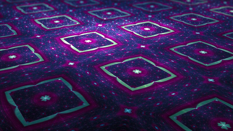 Fractal Pattern with Squares
